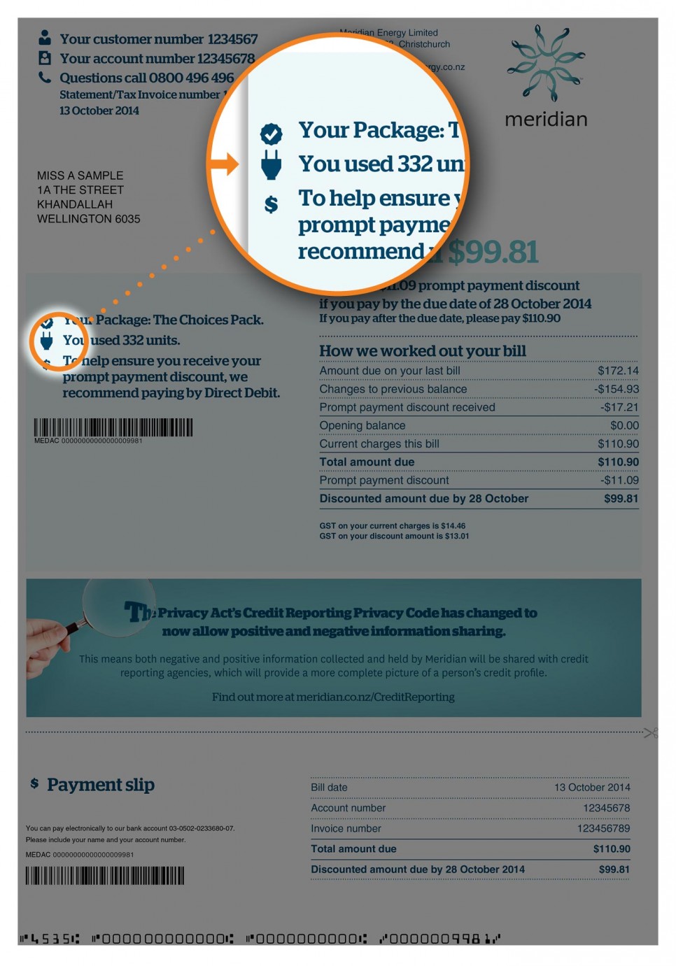 View   Understand Your Bill