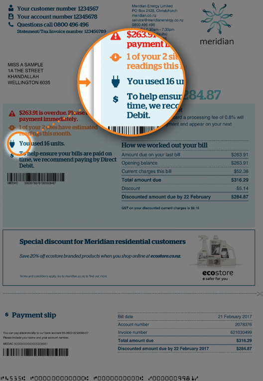 How your electricity bill works | Meridian Energy