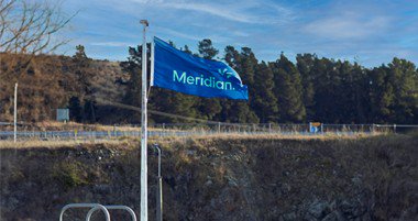 Meridian energy flag