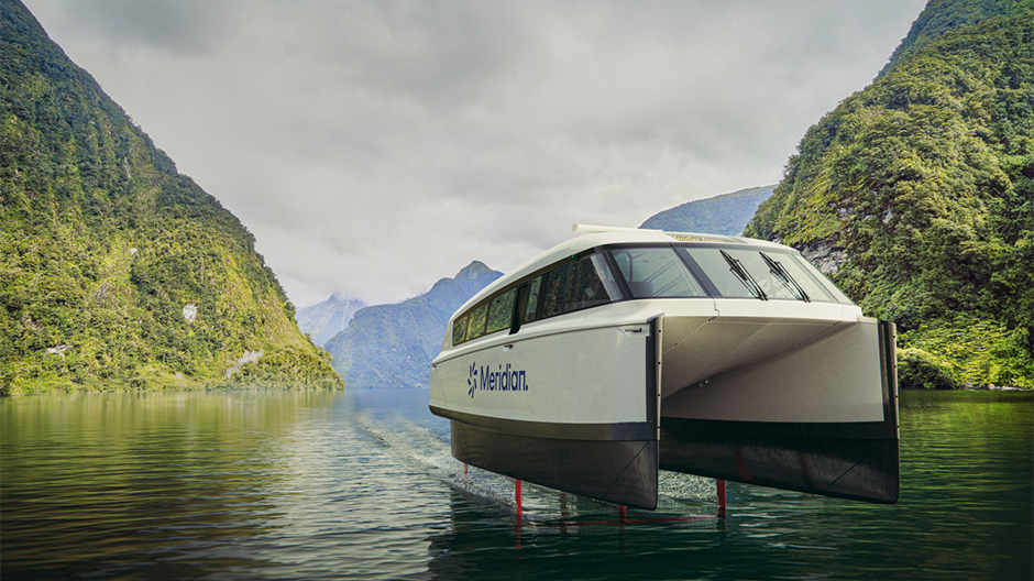 Manapouri hydrofoil ferry