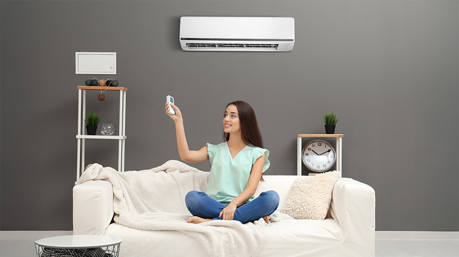 Using air conditioner at home